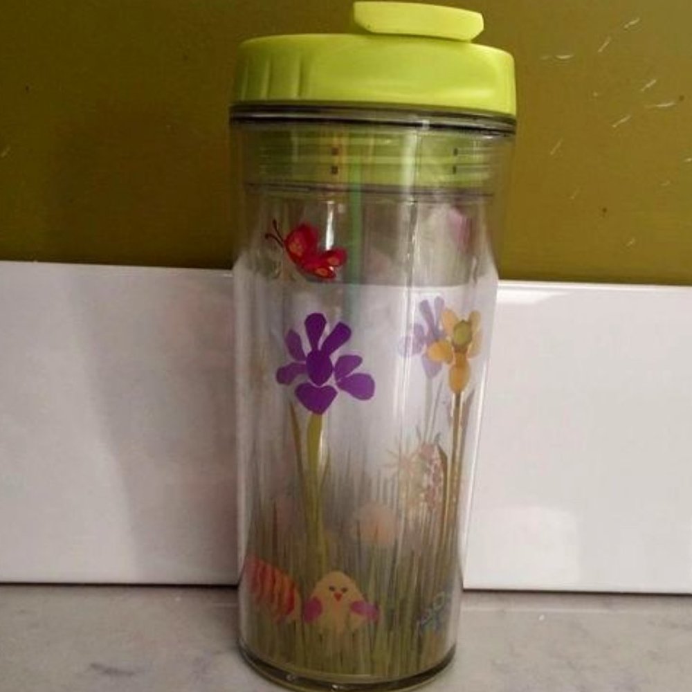 2007 Starbucks Easter Coffee Tumbler Cup 8 oz Bunn